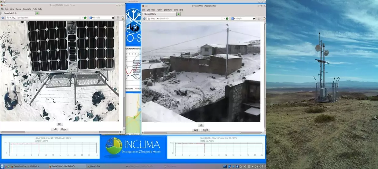 Estación de monitoreo climático
